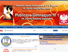 Tablet Screenshot of pg1.zagan.pl