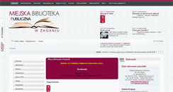 Desktop Screenshot of biblioteka.zagan.pl
