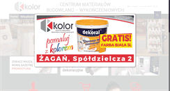 Desktop Screenshot of kolor.zagan.pl