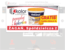 Tablet Screenshot of kolor.zagan.pl